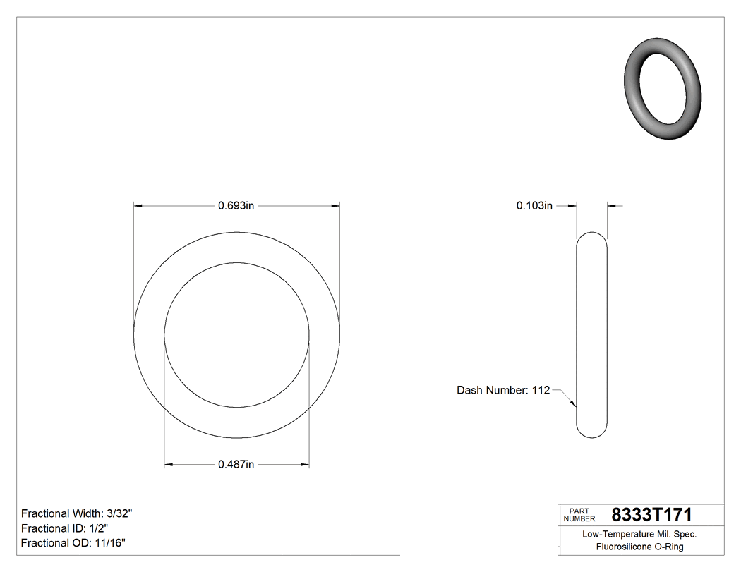 Technical drawing - 8333T171